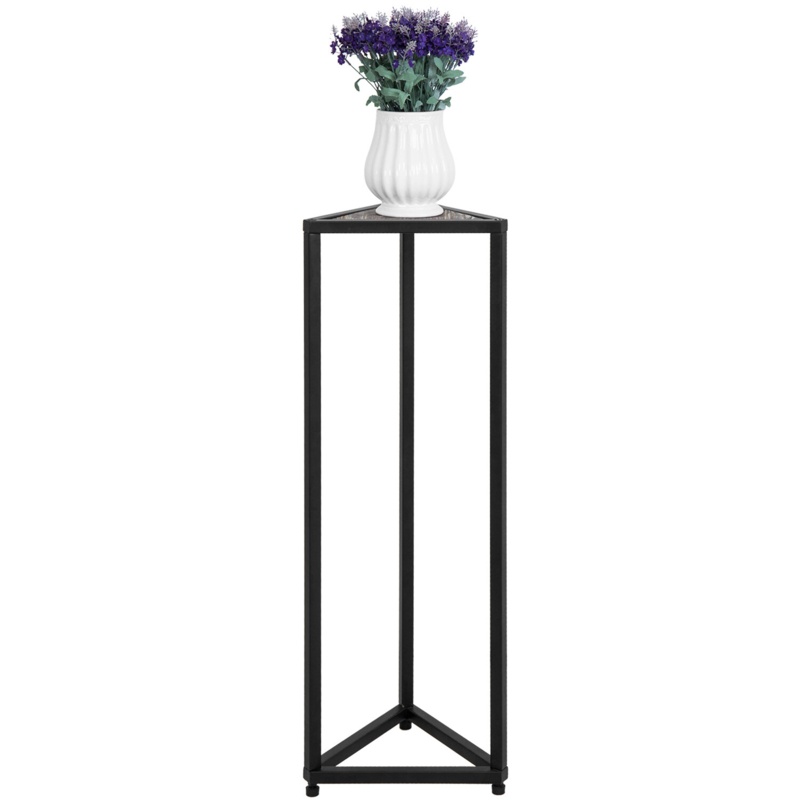 Mivaan Triangular Pedestal Plant Stand