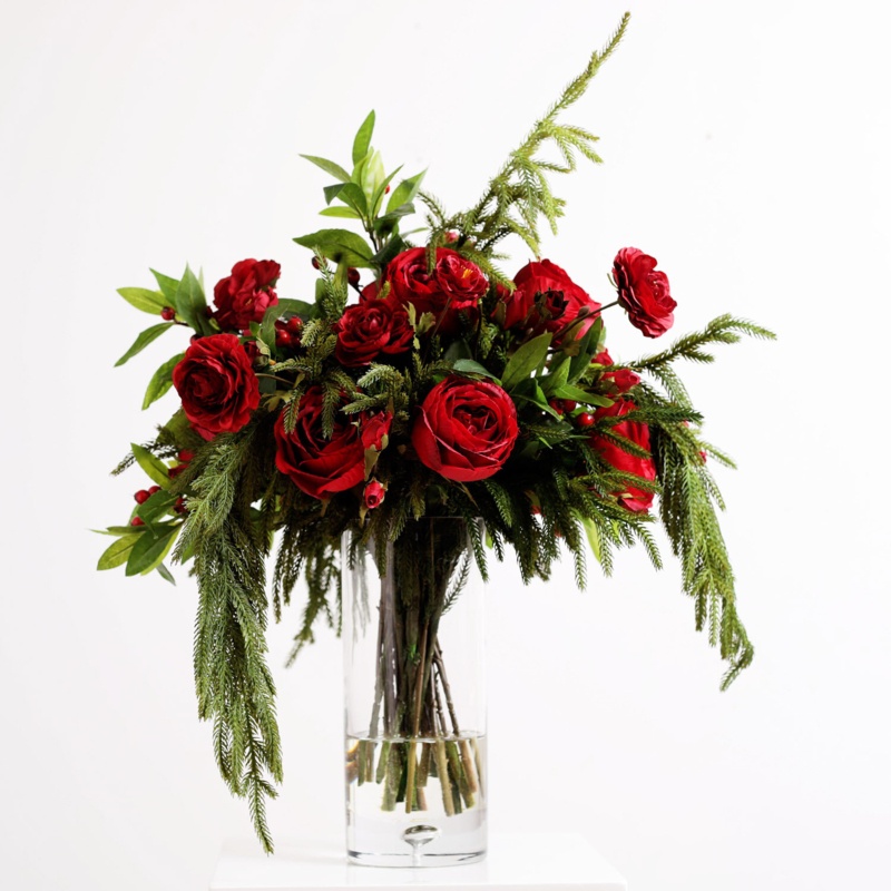 Mixed Floral Arrangement in Vase