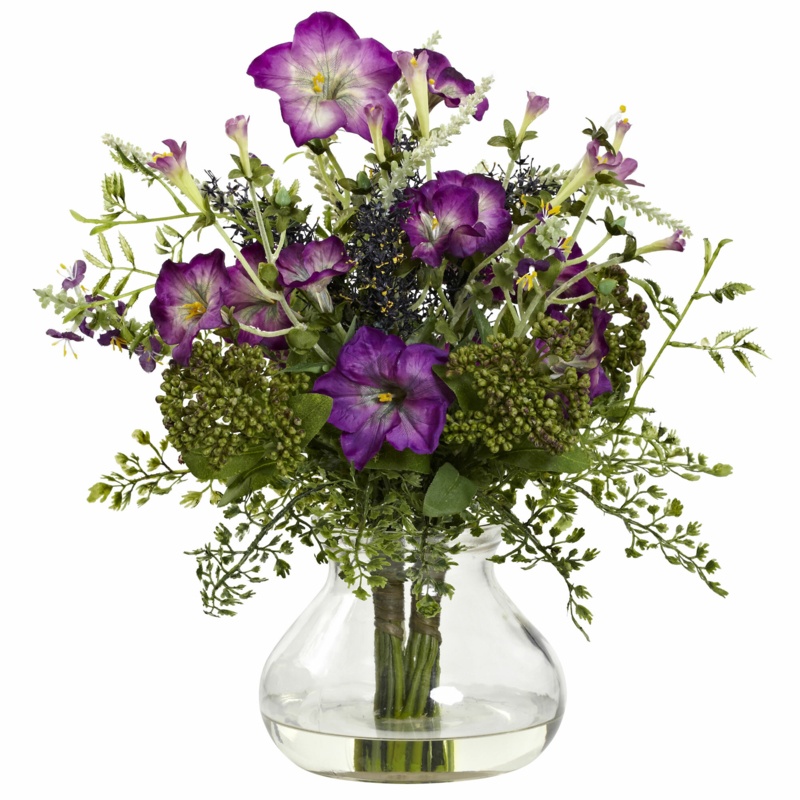 Mixed Floral Arrangements with Vase
