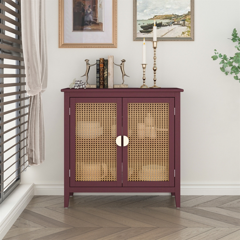 Rattan Sideboard Buffet Cabinet