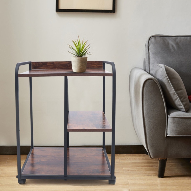 Mobile Printer Stand with Storage Shelve