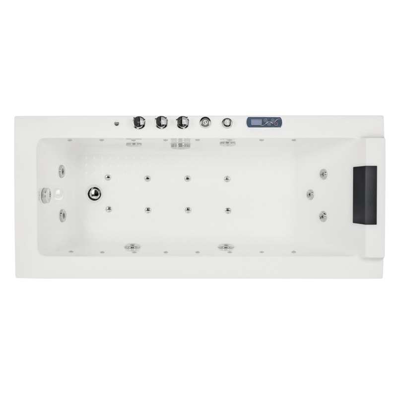 Modern 67'' x 30'' Alcove/Tile In Acrylic Bathtub with Faucet