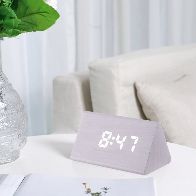 Multifunctional LED Alarm Clock with USB Charging