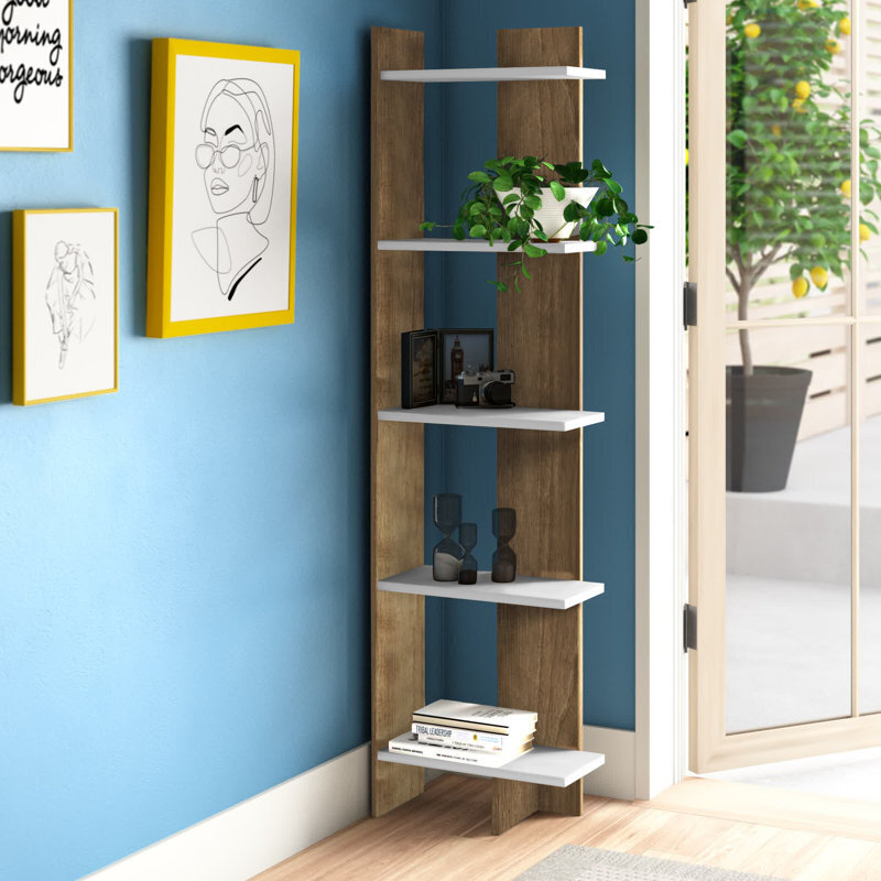 Modern Style Corner Design Furniture Bookcase