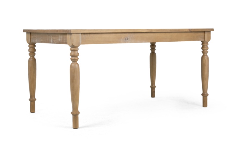 Molinaro 63'' Pine Solid Wood Dining Table