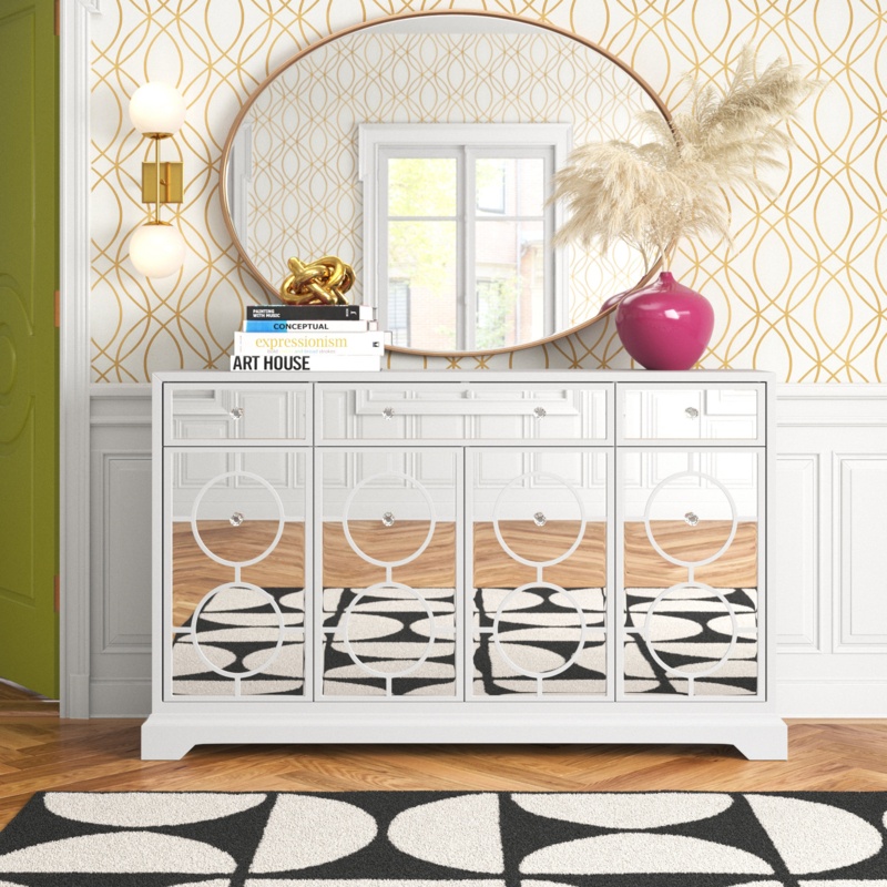 Molly 60'' Wide 3 Drawer Sideboard
