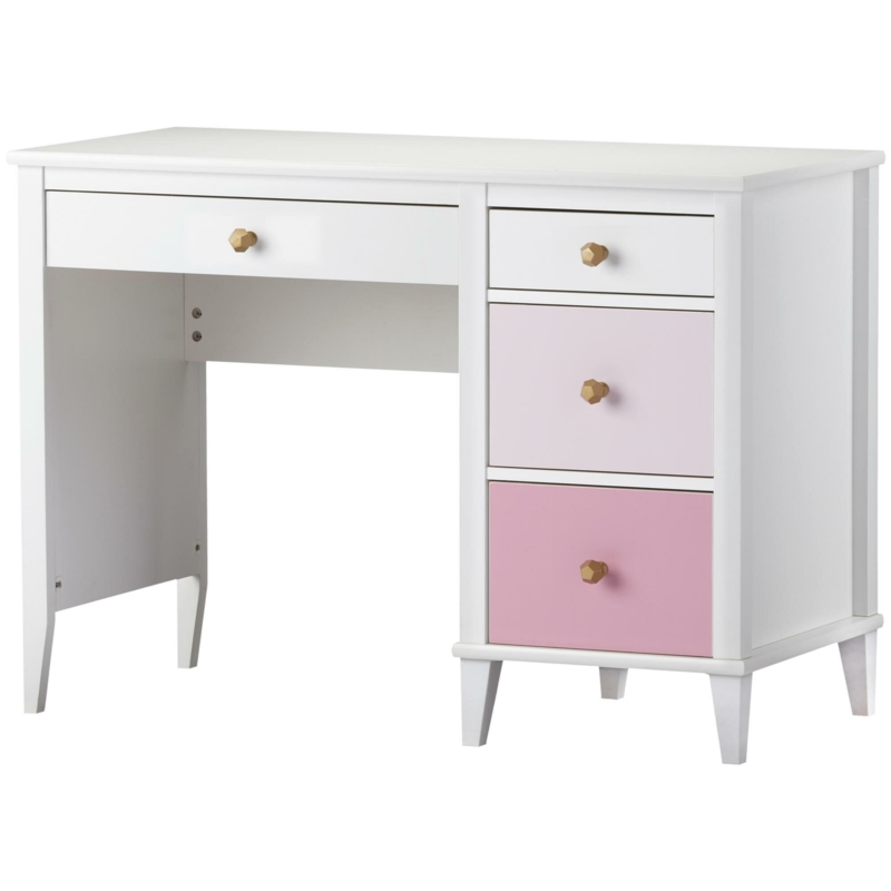 Kids' Desk with Ombre Storage Drawers