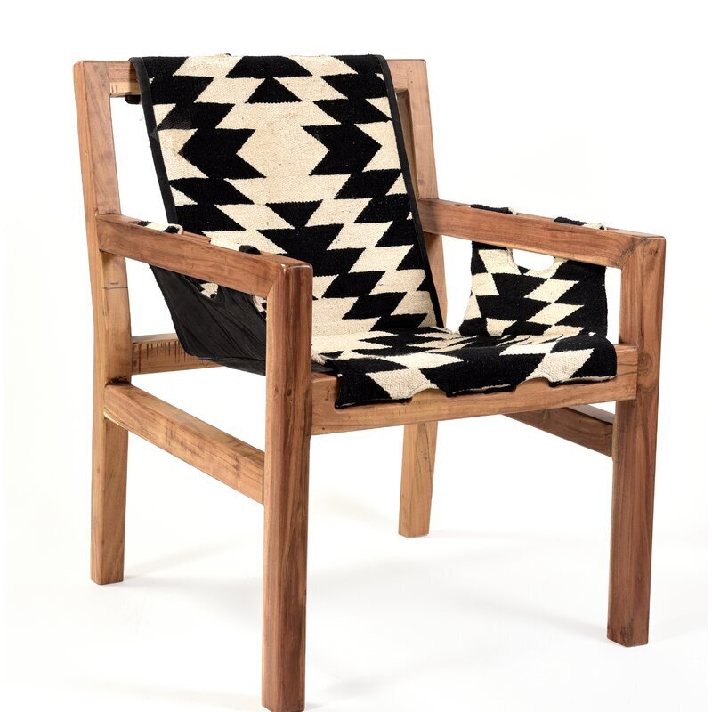 Monochrome Accent Southwest Chair