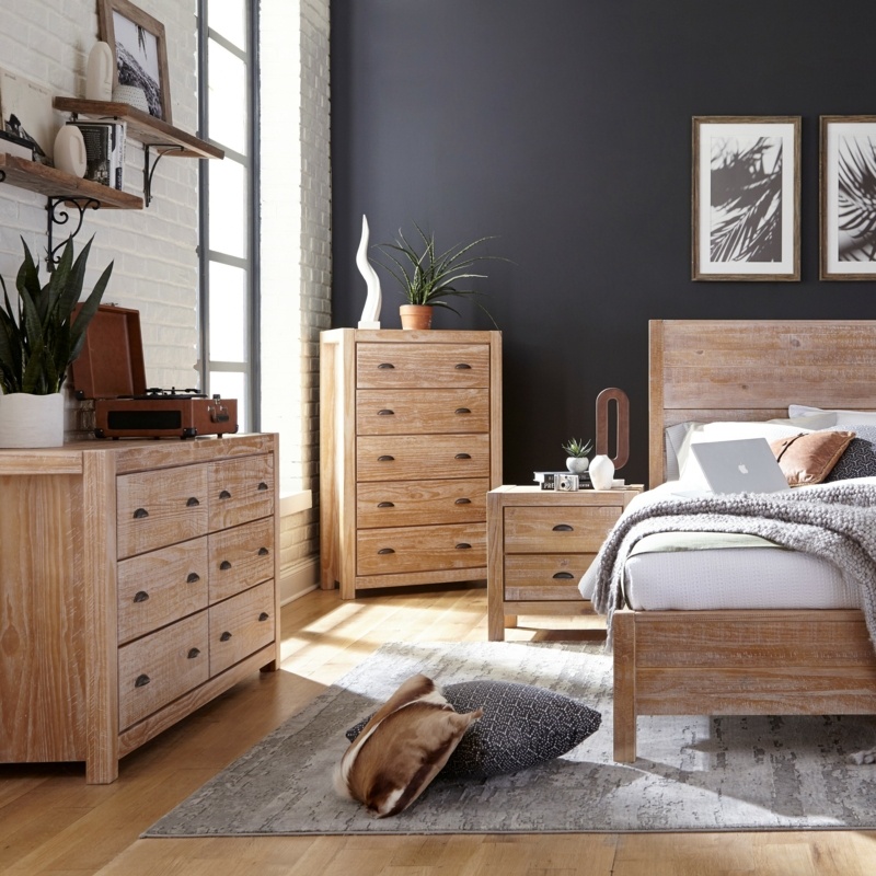 Rustic Chic Panel Configurable Bedroom Set