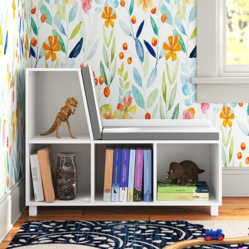 Kids' Storage Bench with Cubbies