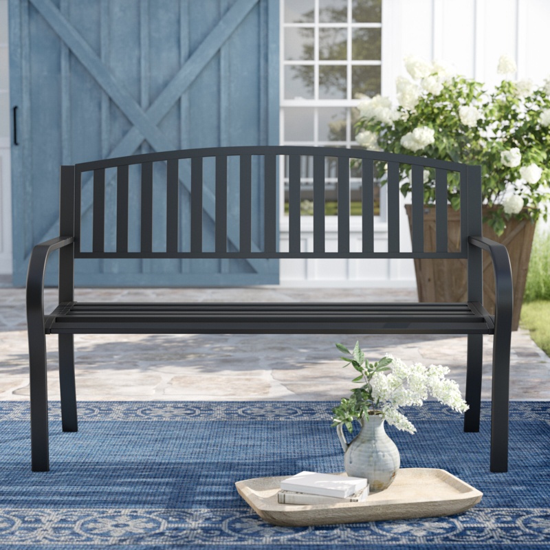 Morecambe Metal Outdoor Bench