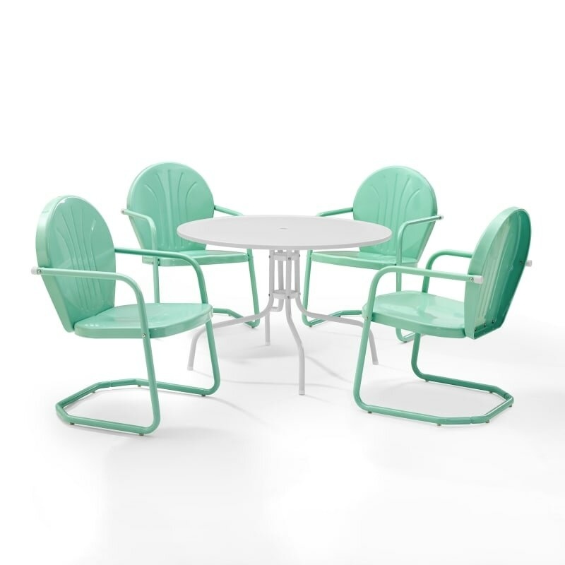 Morrison Round 4 - Person Outdoor Dining Set