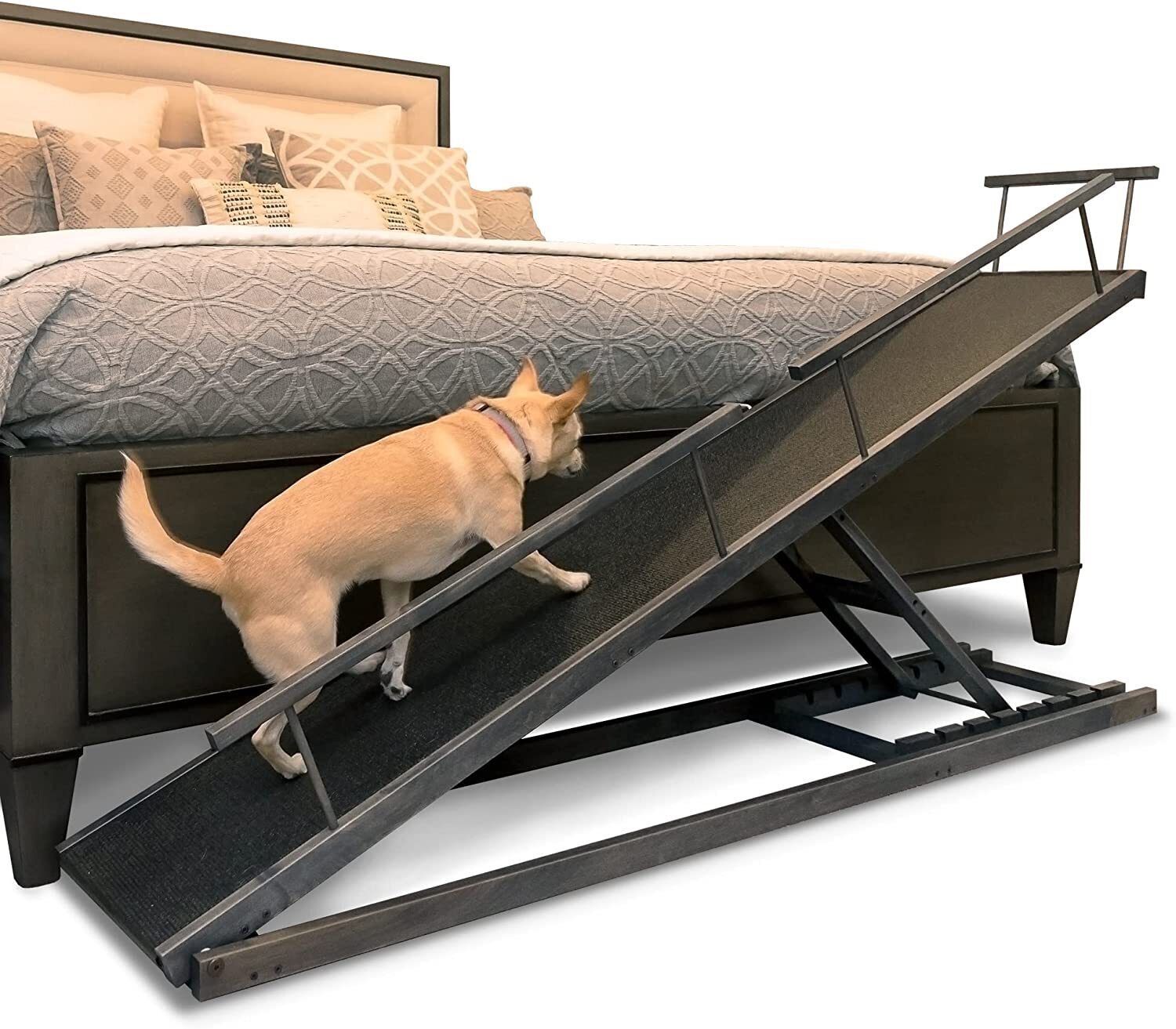 Multi Featured Dog Ramp for Bed