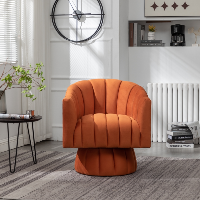Medieval Modern Swivel Lounge Chair