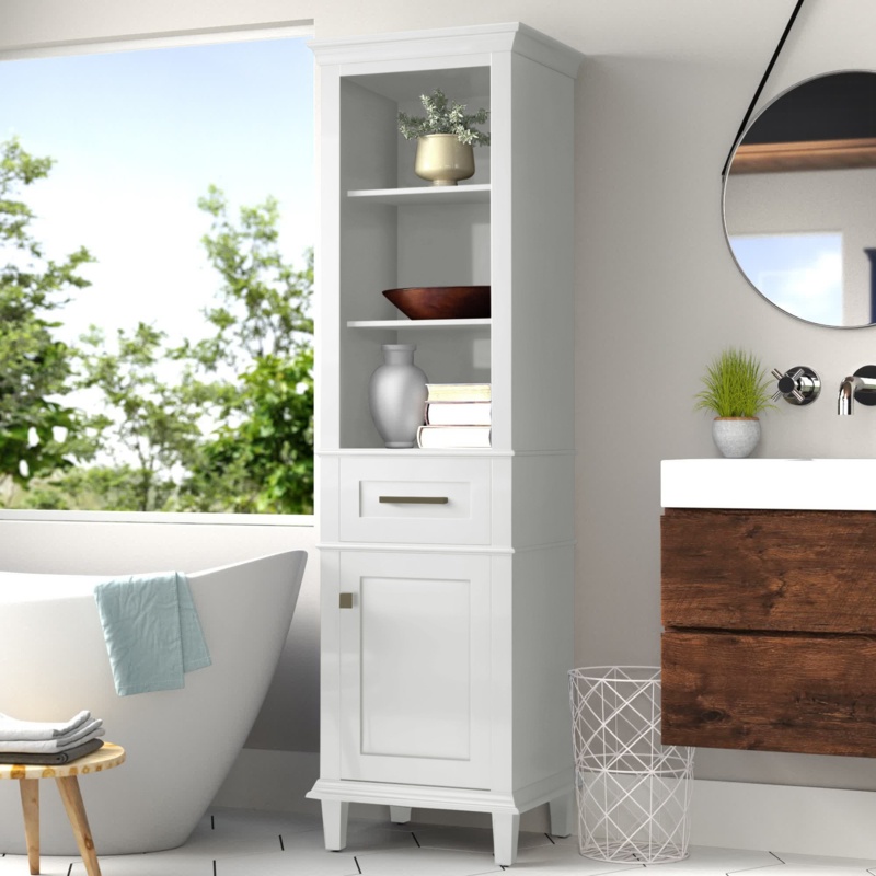 Nadeau Freestanding Linen Cabinet