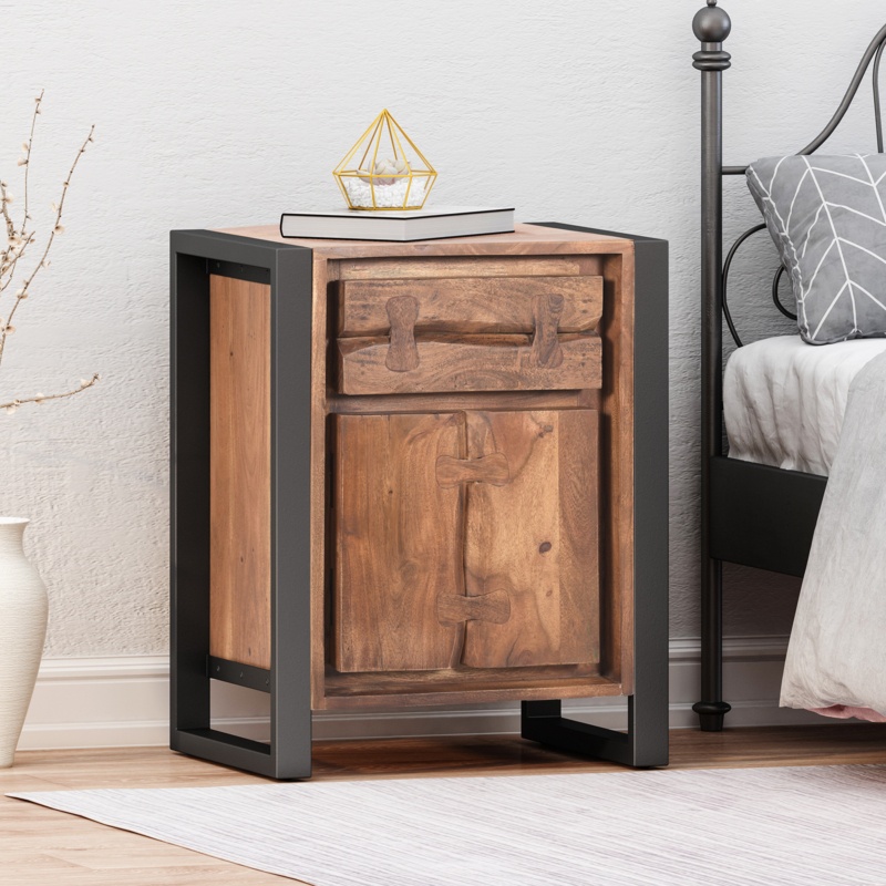 Nagel 25.5'' Tall Iron 1 - Door Accent Cabinet