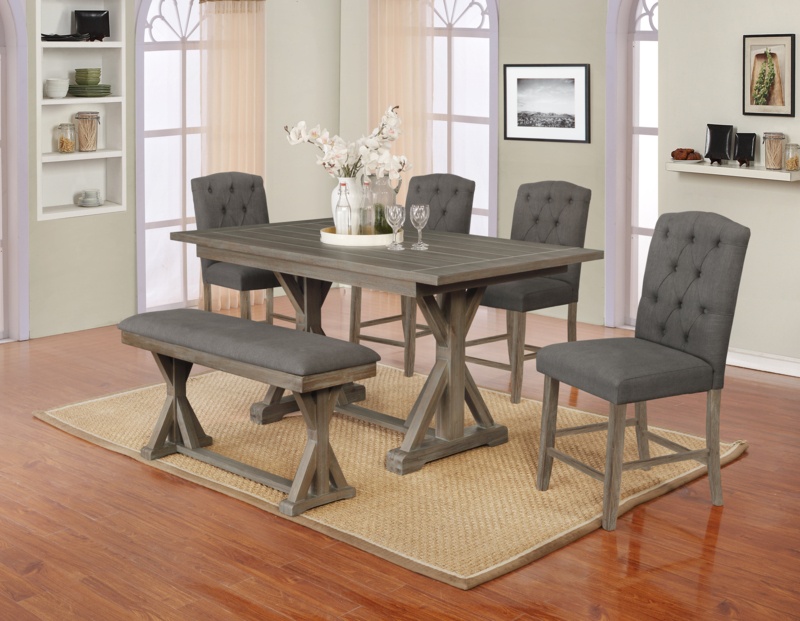 Narvaez 6 - Person Counter Height Dining Set