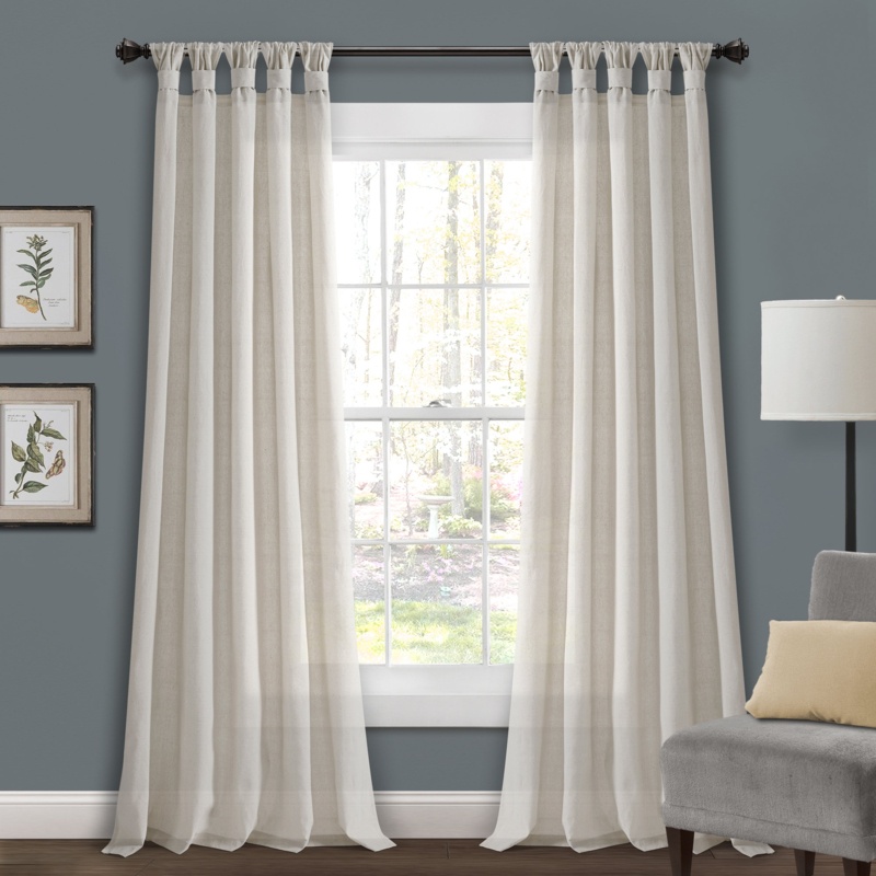 Nayeli Semi-Sheer Curtain Pair