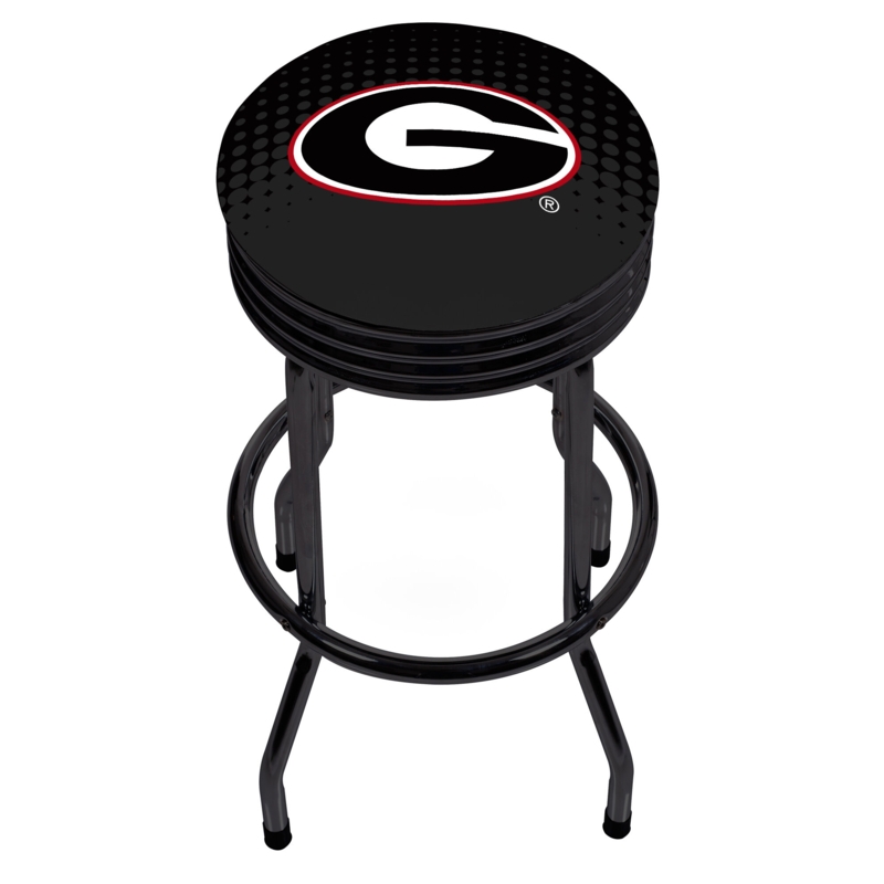 NCAA Cushioned Swivel Bar Stool