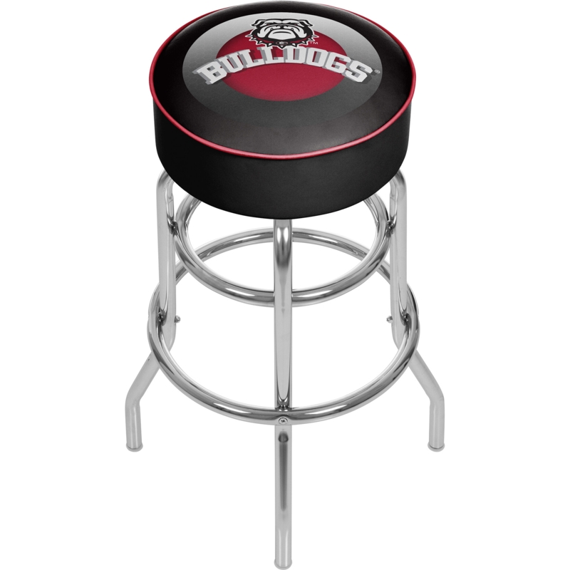 Chrome Swivel Bar Stool with Marine Vinyl Seat