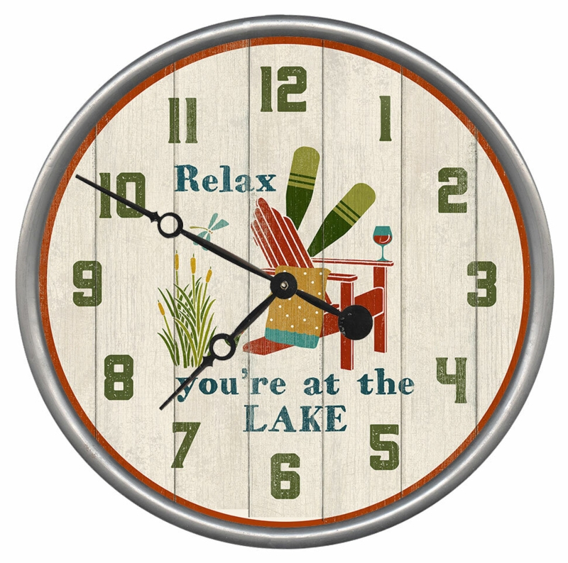 Rustic Cabinet-Grade Plywood Clock