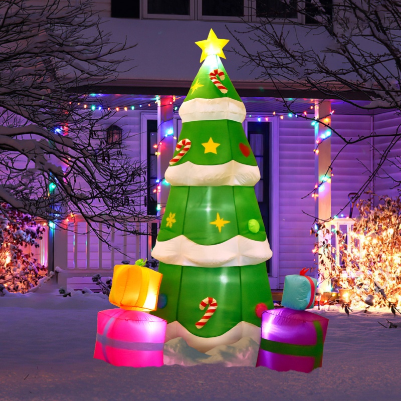 Snowy Ever Christmas Yard Décor with Lights