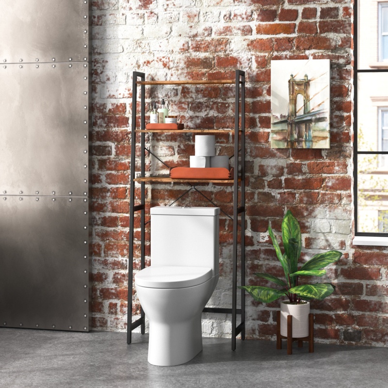 Nina Freestanding Over-The-Toilet Storage