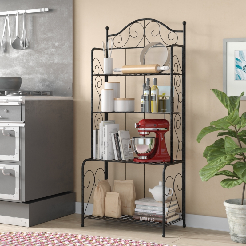 4-Tier Iron Folding Baker's Rack