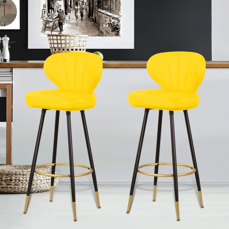 Glam Counter Stools 2-Piece Set