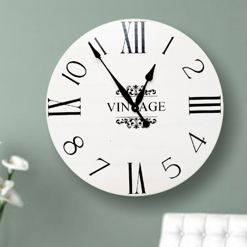Oversized Farmhouse Wall Clock
