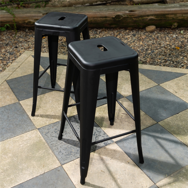 Industrial Metal Bar Stool