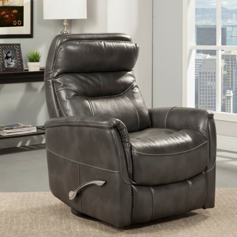 Contemporary Swivel Glider Recliner Chair