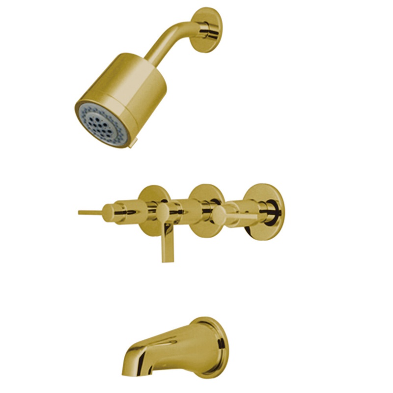 NuvoFusion Dual Function Volume Tub and Shower Faucet with with Rough-in Valve