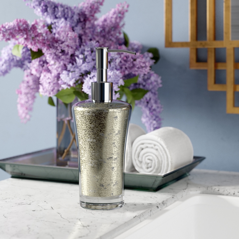 Mercury Glass Soap Dispenser