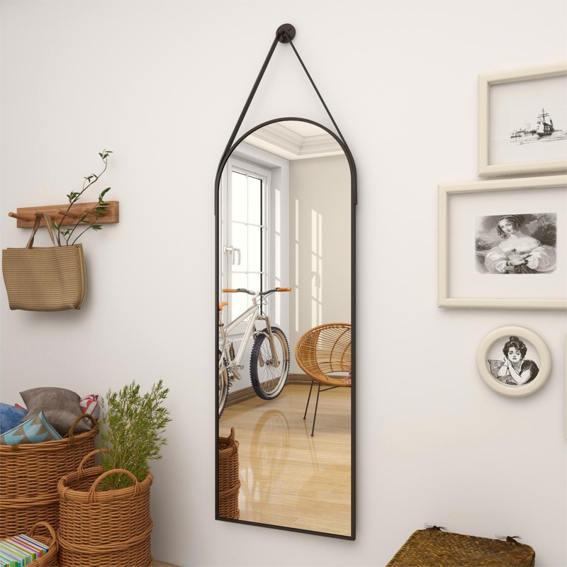 Full-Length Hanging Oval Mirror