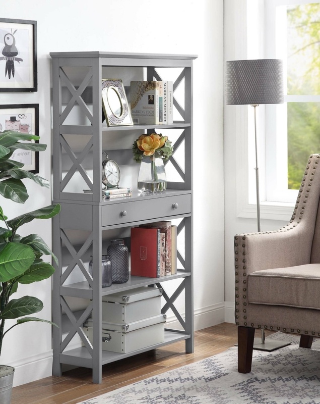 Oakden 59.75'' H x 31.5'' W Etagere Bookcase