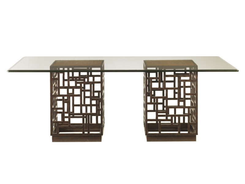 Beveled Glass Dining Table Top