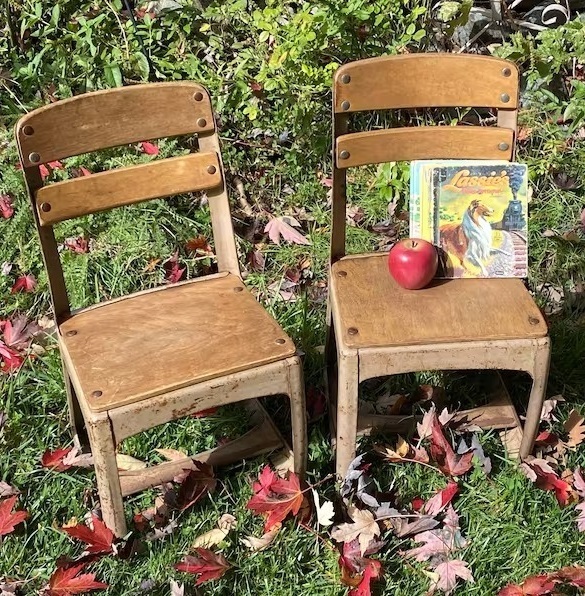 Vintage School Chairs