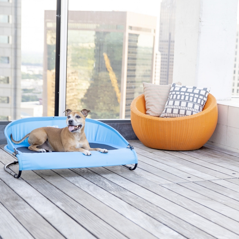 Elevated Pet Bed with Smart Air-Flow Mesh