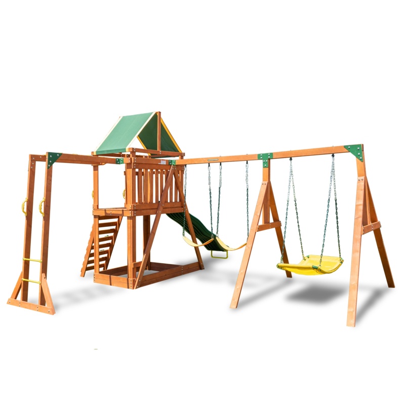 Olympia Wooden Swing Set