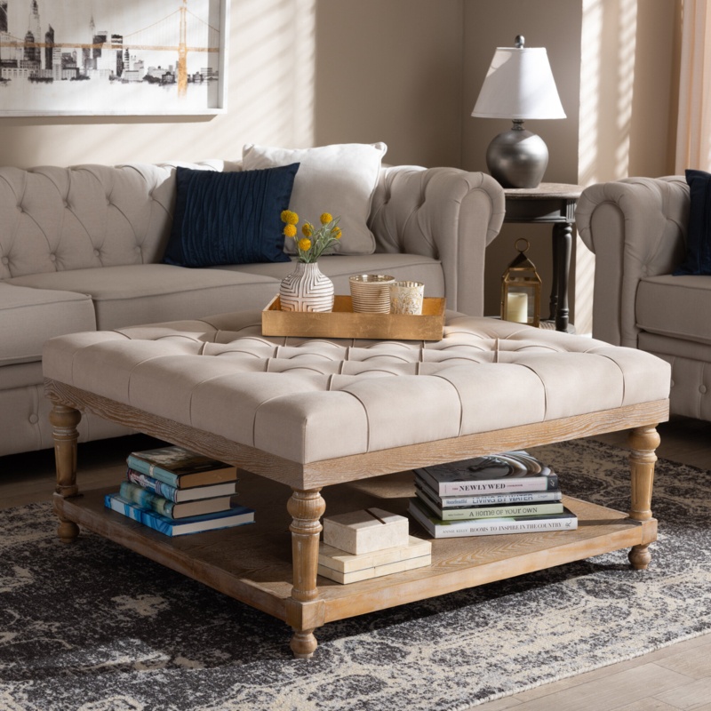 Ora Upholstered Ottoman