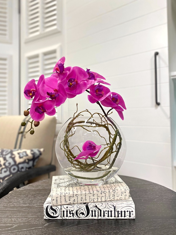 Orchid Centerpiece in Vase