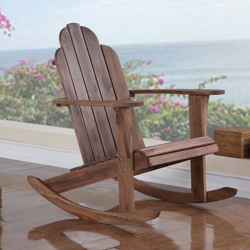 Outdoor Langport Rocking Solid Wood Chair