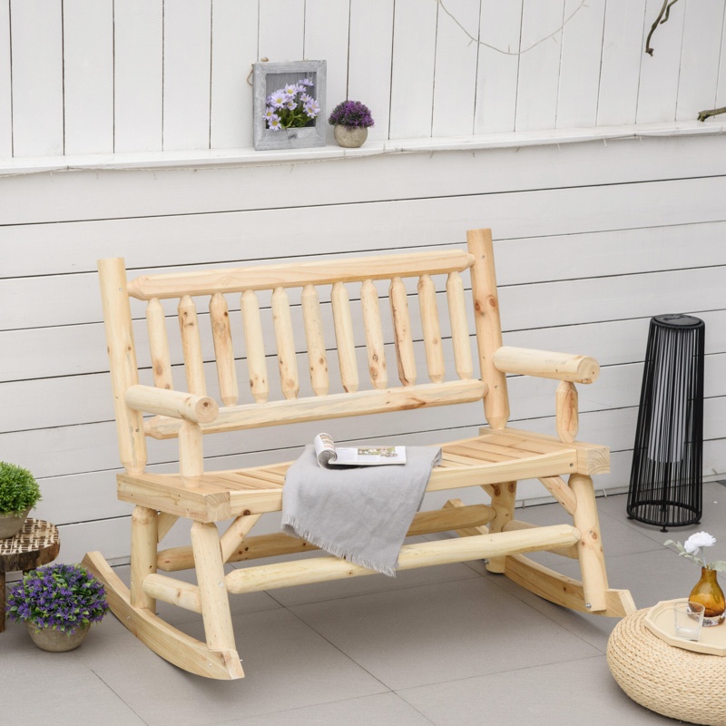 Outdoor Rocking Solid Wood Chair