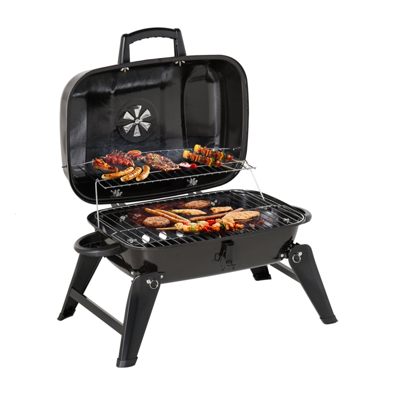 Compact Foldable Charcoal Grill