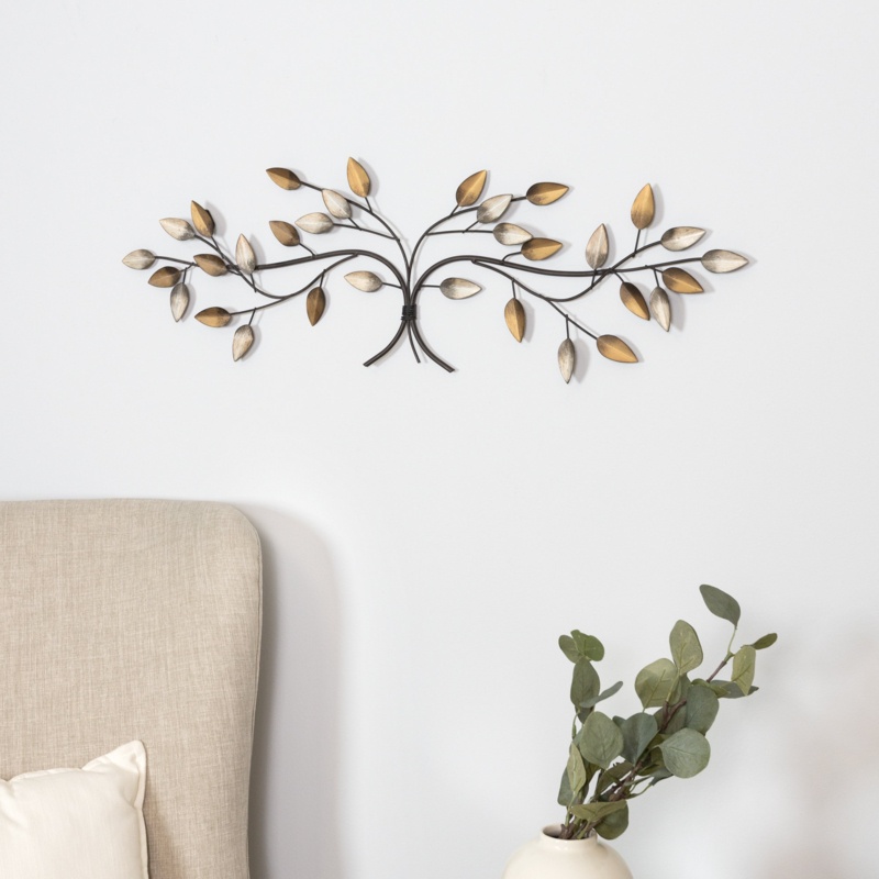 Over the Door Blowing Leaves Wall Décor