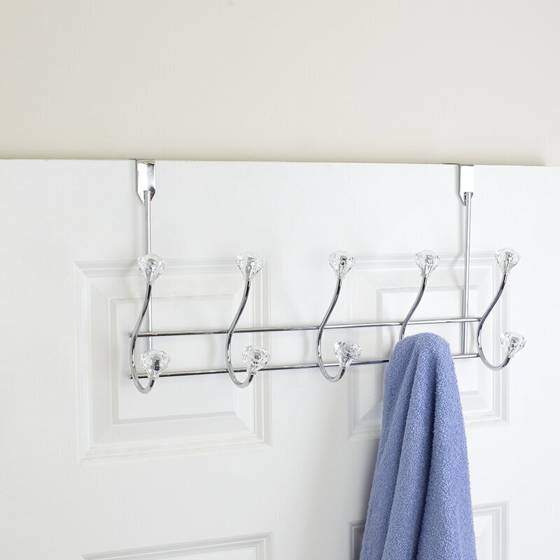Over the door crystal coat hanger