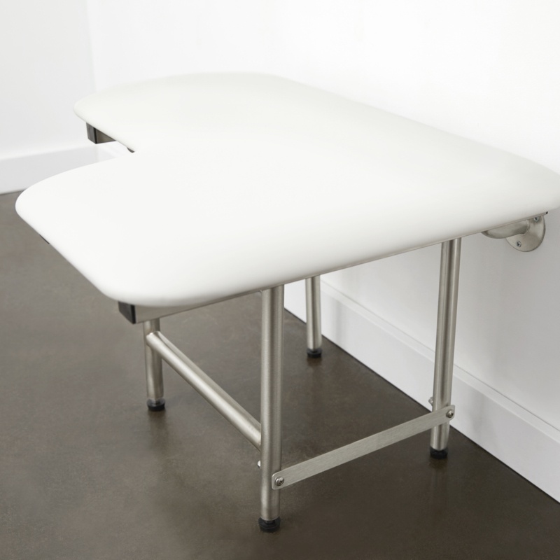 Padded ADA Bariatric Transfer Bench Seat with Legs