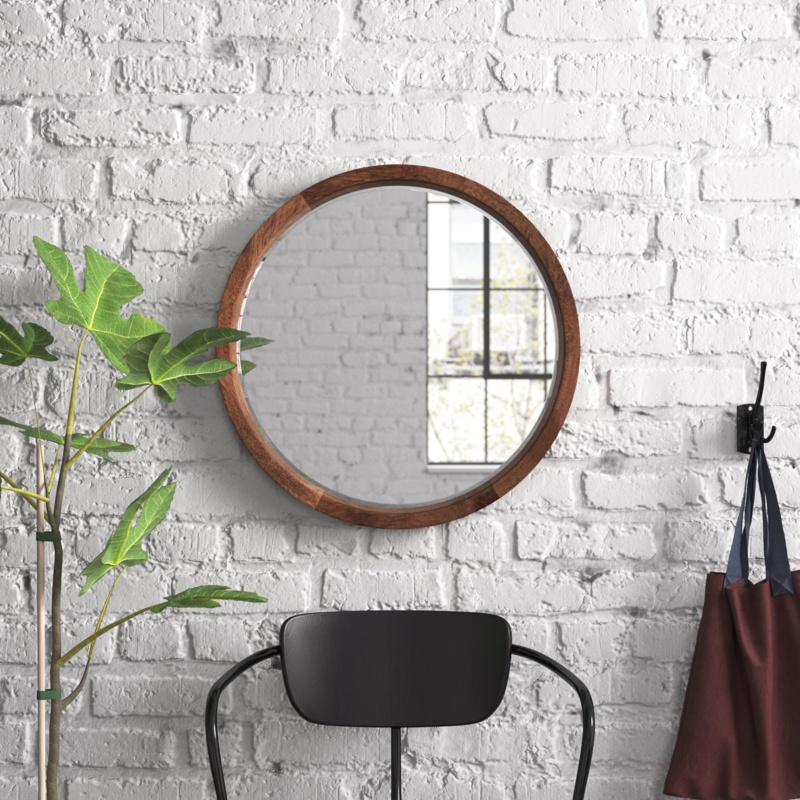 Timeless Mango Wood Wall Mirror