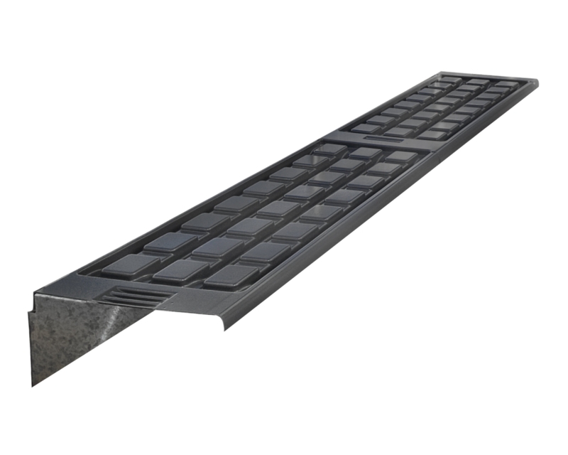 Greenhouse Shelf System with Overlapping Trays